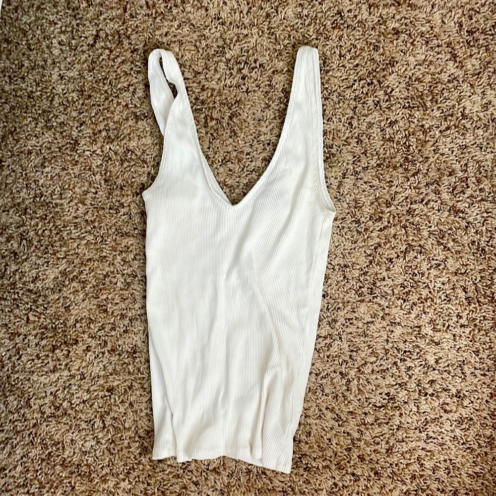 White tee, tight